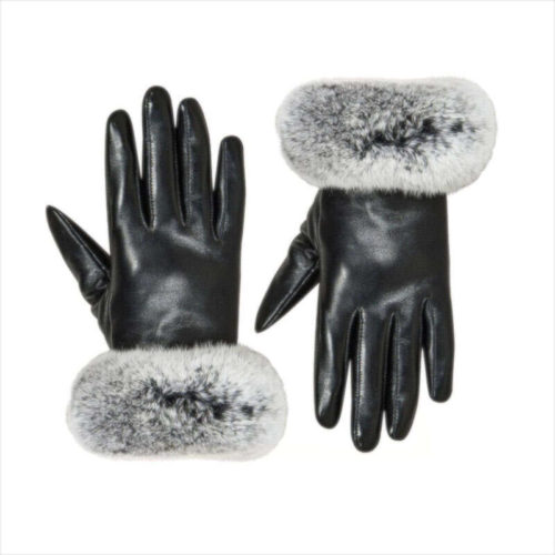 Fur trimmed Leather gloves maker