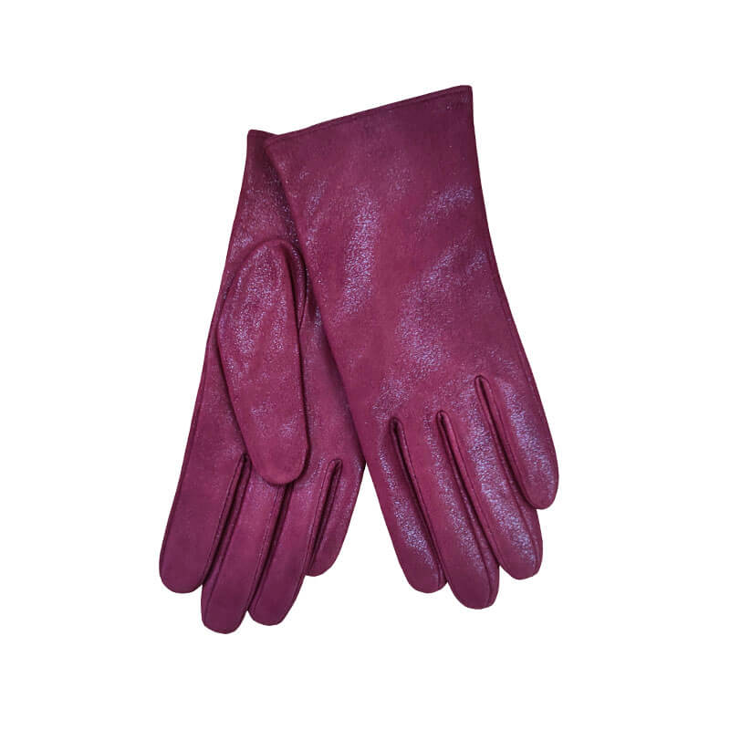 Metallic Suede Glove